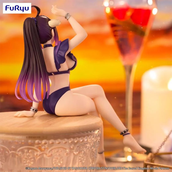 FuRyu Overlord Albedo Swimsuit Dark Purple Color Version Noodle Stopper Figure